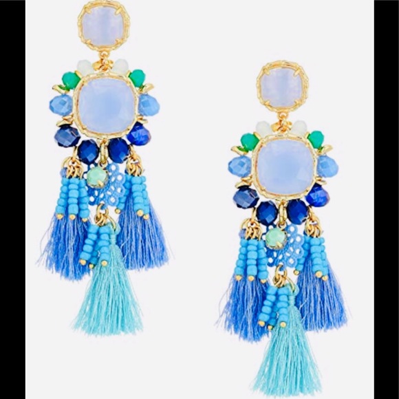 Lilly Pulitzer Jewelry Earrings Stunning Sea Salt Blue Poshmark